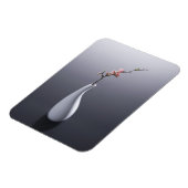 Cherry blossom in vase magneet (Linkerzijde)