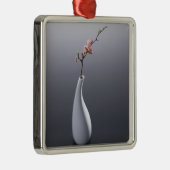 Cherry blossom in vase metalen ornament (Rechts)