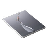 Cherry blossom in vase notitieblok (Schuin)