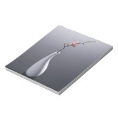 Cherry blossom in vase notitieblok (Linkerzijde)