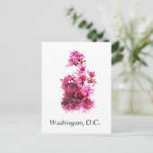 Cherry Blossom in Washington D.C. Briefkaart (Staand voorkant)