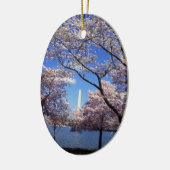 Cherry Blossom in Washington D.C. Keramisch Ornament (Links)