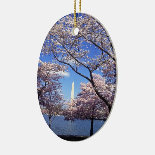 Cherry Blossom in Washington D.C. Keramisch Ornament (Links)