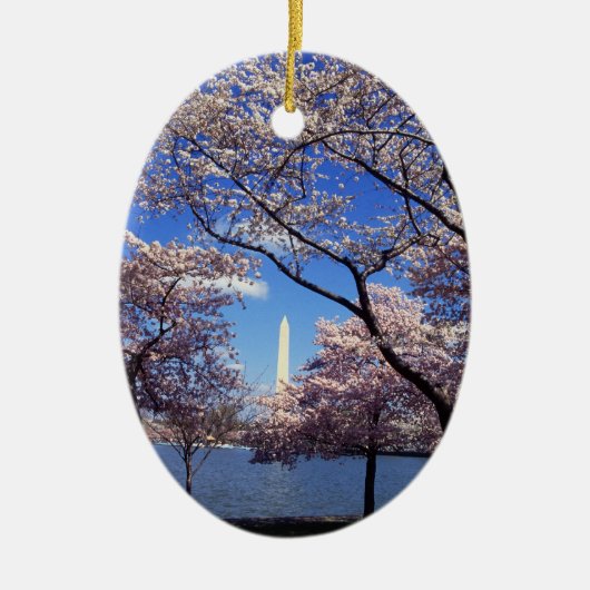 Cherry Blossom in Washington D.C. Keramisch Ornament (Voorkant)