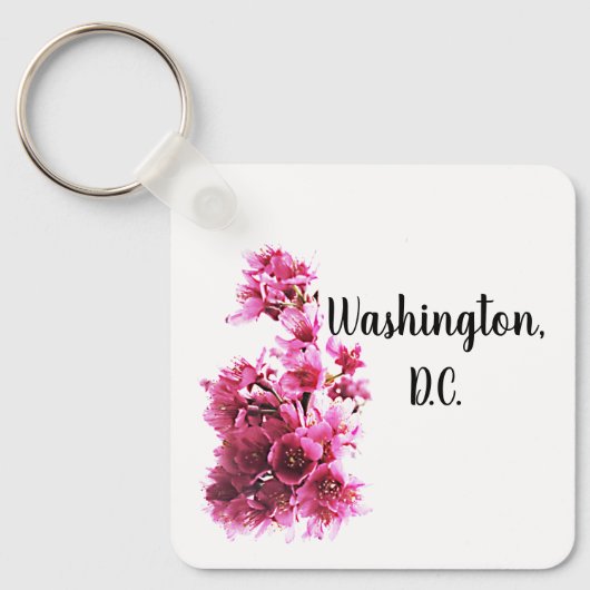 Cherry Blossom in Washington D.C. Sleutelhanger (Voorkant)