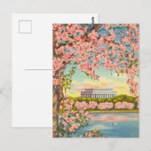 Cherry Blossom in Washington DC. Briefkaart (Voorkant / Achterkant)