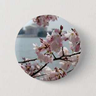 Cherry Blossom in Washington DC Ronde Button 5,7 Cm