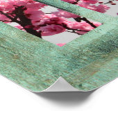 Cherry Blossom in Window Poster (Hoek)