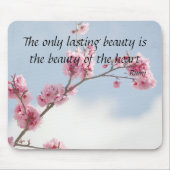 Cherry Blossom Inspirerend quote Muismat (Voorkant)