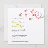 Cherry Blossom Invitation Kaart (Voorkant)