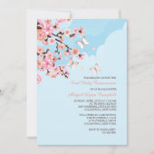 Cherry Blossom Invitation Kaart (Voorkant)
