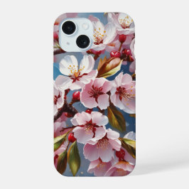 Cherry blossom iPhone 15 case