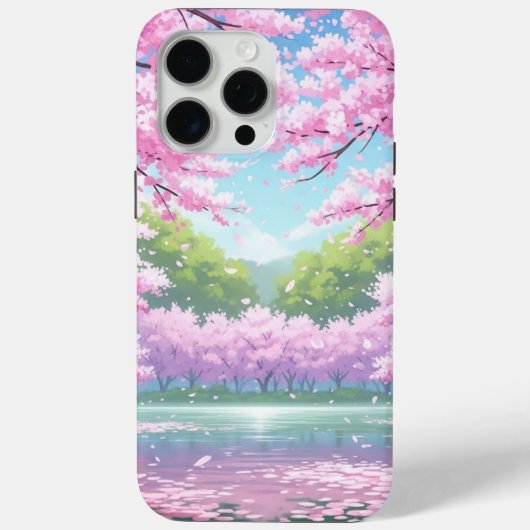 Cherry Blossom iPhone 15 Pro Max Hoesjes (Achterkant)