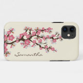 Cherry Blossom iPhone 5 Hoesje-Mate Hoesje (roze) (Achterkant (horizontaal))