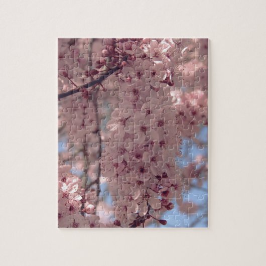 Cherry blossom Japan florroze uniek Legpuzzel (Verticaal)