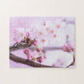 Cherry blossom Japan florroze uniek Legpuzzel (Horizontaal)