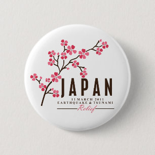 CHERRY BLOSSOM - JAPAN RONDE BUTTON 5,7 CM