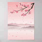 Cherry Blossom Japanese Print (Voorkant)