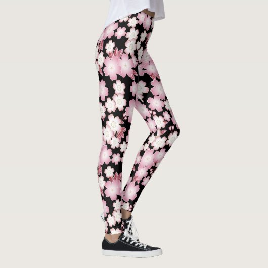 Cherry Blossom -Japanese Sakura- Leggings (Rechts)
