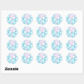 Cherry Blossom Japanner Kawaii Pond Ronde Sticker (Vel)