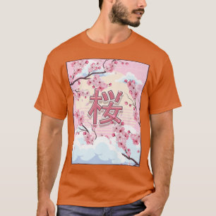 Cherry Blossom Japans esthetisch Kawaii Sakura Tr T-shirt
