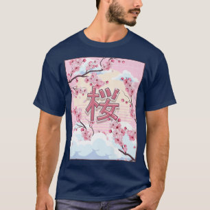 Cherry Blossom Japans esthetisch Kawaii Sakura Tr T-shirt