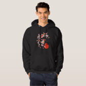 Cherry Blossom Japans Koi Carp Fish Sakura Graph Hoodie (Voorkant volledig)