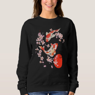 Cherry Blossom Japans Koi Carp Fish Sakura Graph Trui