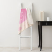 Cherry Blossom Japans landschap Roze Sherpa Deken (In situ)