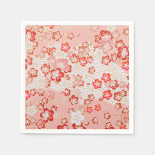 Cherry Blossom Japans Pattern Servet