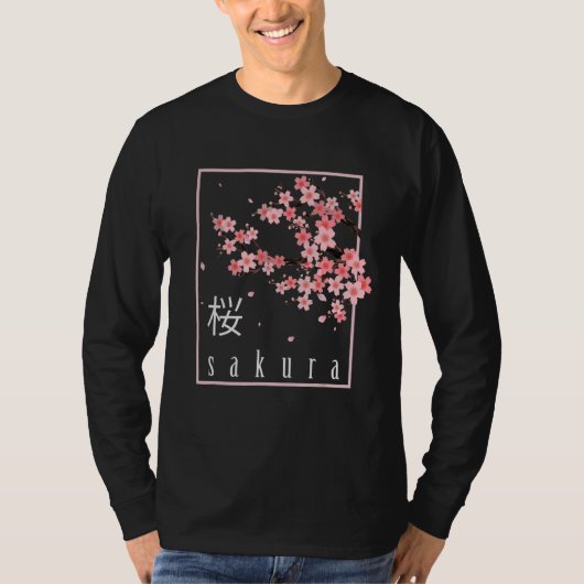 Cherry Blossom Japans Sakura T-shirt (Voorkant)