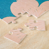 Cherry Blossom  Japanse Floral Print Legpuzzel (Zijkant)