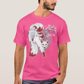 Cherry Blossom Japanse Negenstaartvos T-shirt