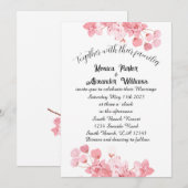 Cherry Blossom Japanse Sakura Pink Flowers Kaart (Voorkant / Achterkant)