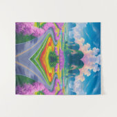 Cherry Blossom Journey – Dream Landscape Wall Art Wandkleed (Voorkant (horizontaal))