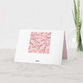 Cherry Blossom Kaart (Achterkant)
