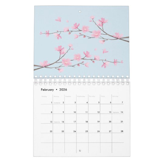 Cherry Blossom Kalender (Feb 2026)