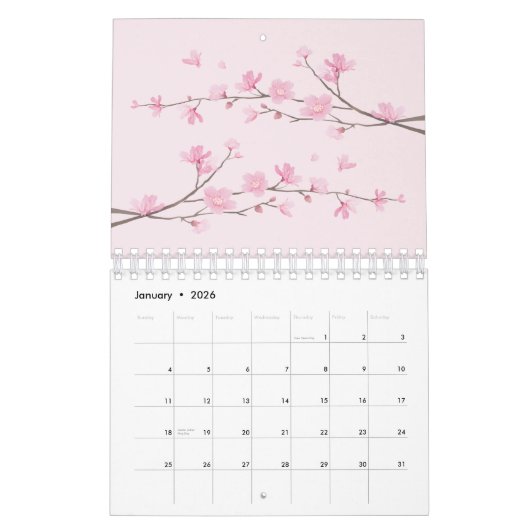 Cherry Blossom Kalender (Jan 2026)