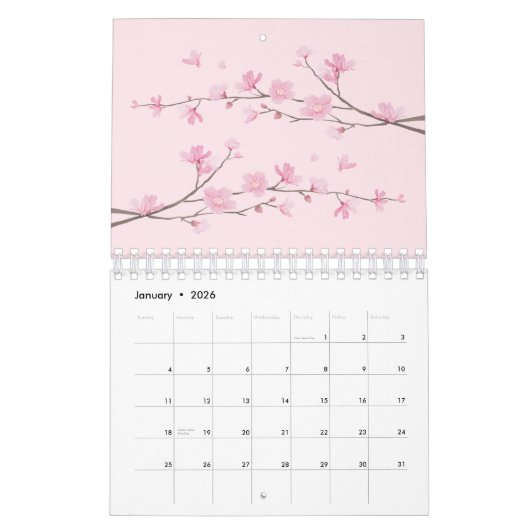 Cherry Blossom Kalender (Jan 2026)