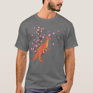 Cherry Blossom Kangaroo Animal Japanse Sakura Flo T-shirt