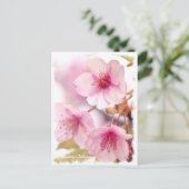 Cherry blossom: Kawazu-Zakura ポストカード Briefkaart (Staand voorkant)
