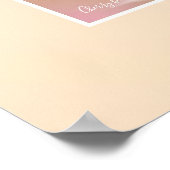 Cherry blossom "Kawazu-Zakura" Poster (Hoek)