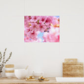 Cherry blossom"Kawazu-zakura":Poster Poster (Keuken)