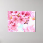 Cherry blossom"Kawazu-zakura"：Premium Canvas (Voorkant)