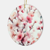 Cherry Blossom Keramisch Ornament (Links)