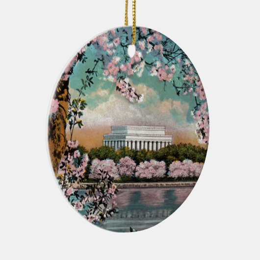 Cherry Blossom Keramisch Ornament (Rechts)