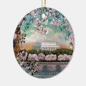 Cherry Blossom Keramisch Ornament (Links)