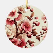 Cherry Blossom Keramisch Ornament (Voorkant)