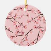 Cherry Blossom Keramisch Ornament (Voorkant)