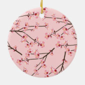 Cherry Blossom Keramisch Ornament (Achterkant)